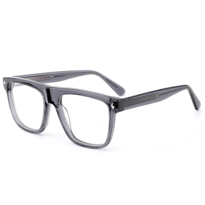 8020 Biggie 타원형 프레임 수평 코 브릿지 꾸준한 안경 팔 남성용 아세테이트 광학 프레임