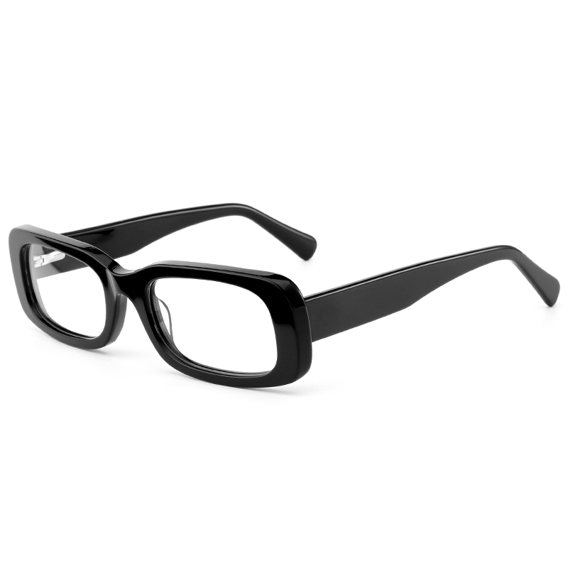 8209 Acetatni okviri pravokutnog oblika sa širokim drškama Dioptrijske leće Ženski optički okviri