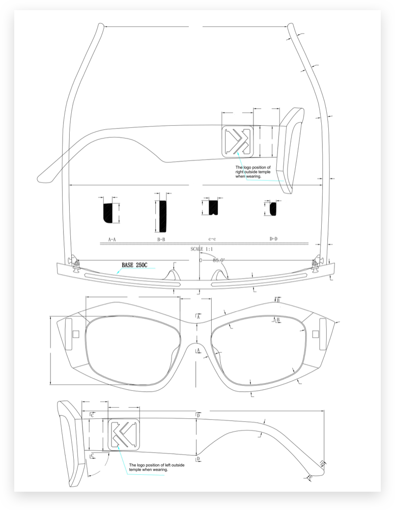 Naočale za crtanje 2D dizajna