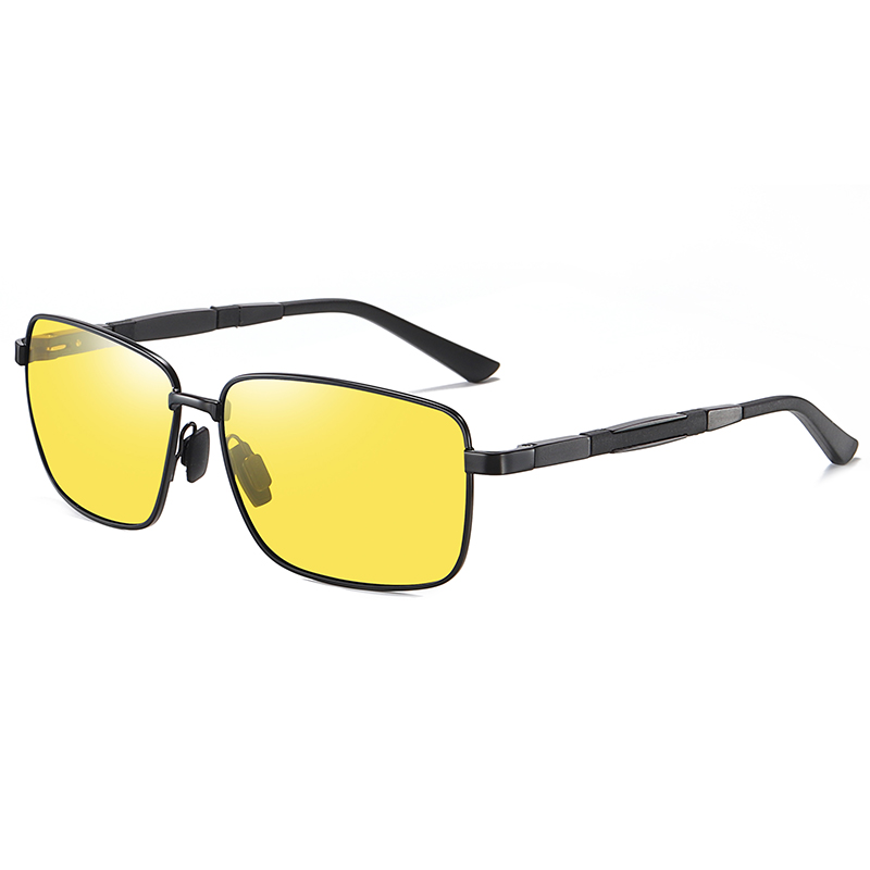 Metal Rectangle Men/Unisex Driving Polarized Sunglasses #81700