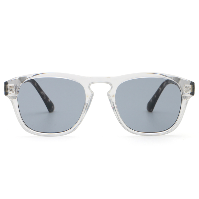 Lunettes de soleil &agrave; monture ronde 6254 avec trois rivets m&eacute;talliques &agrave; pont de nez horizontal