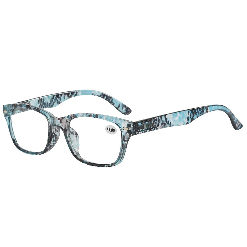 3141 Rechthoekig frame Uniek Snakeskin Pattern Print Unisex Reader