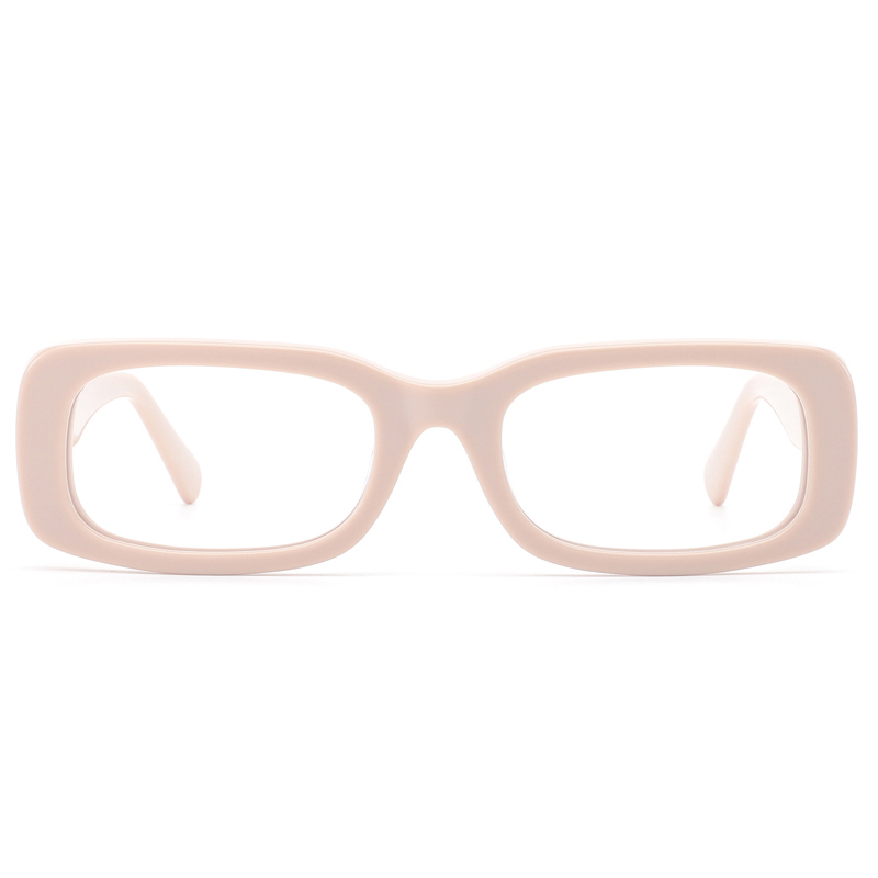 8209 Acetatni okviri pravokutnog oblika sa širokim drškama Dioptrijske leće Ženski optički okviri