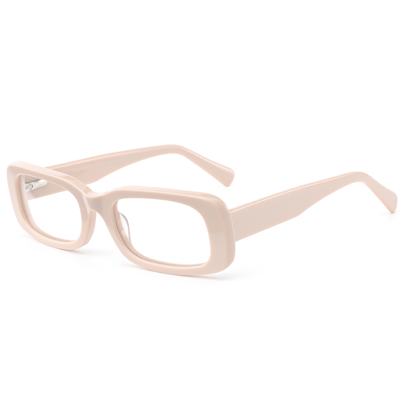 8209 Acetatni okviri pravokutnog oblika sa širokim drškama Dioptrijske leće Ženski optički okviri