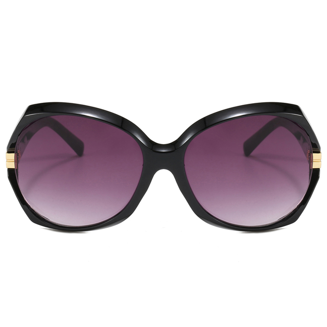 86514 Арқа сопақ пішінді жақтау, қырлы жиектері бар, храмдардағы алтыннан жасалған күннен қорғайтын көзілдірік Әйелдер