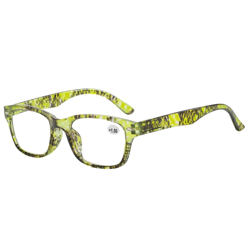 3141 Rechthoekig frame Uniek Snakeskin Pattern Print Unisex Reader